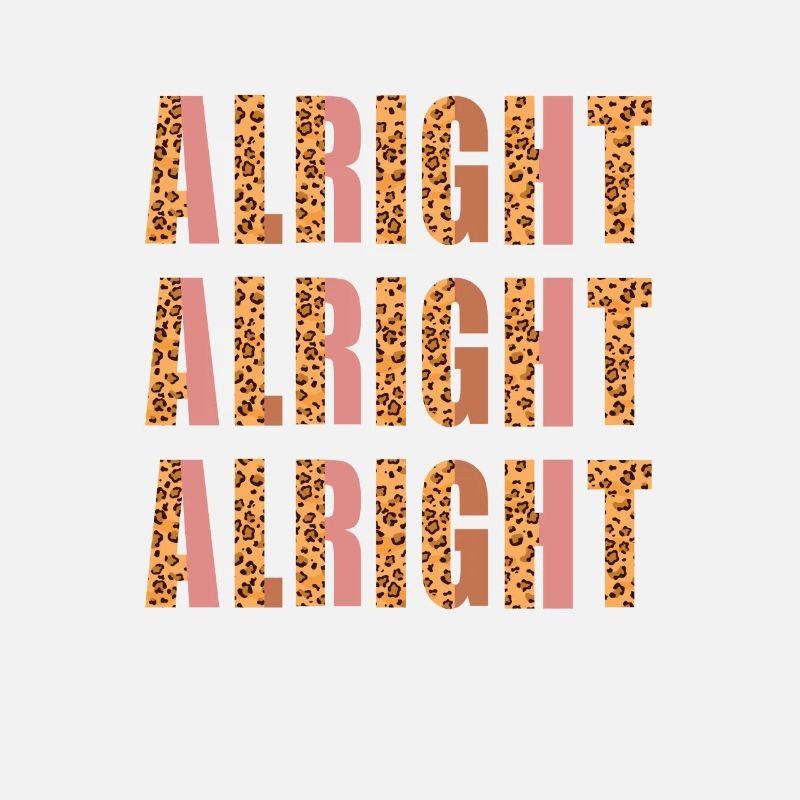 Alright Alright Leopard Print Texas Pride Texan