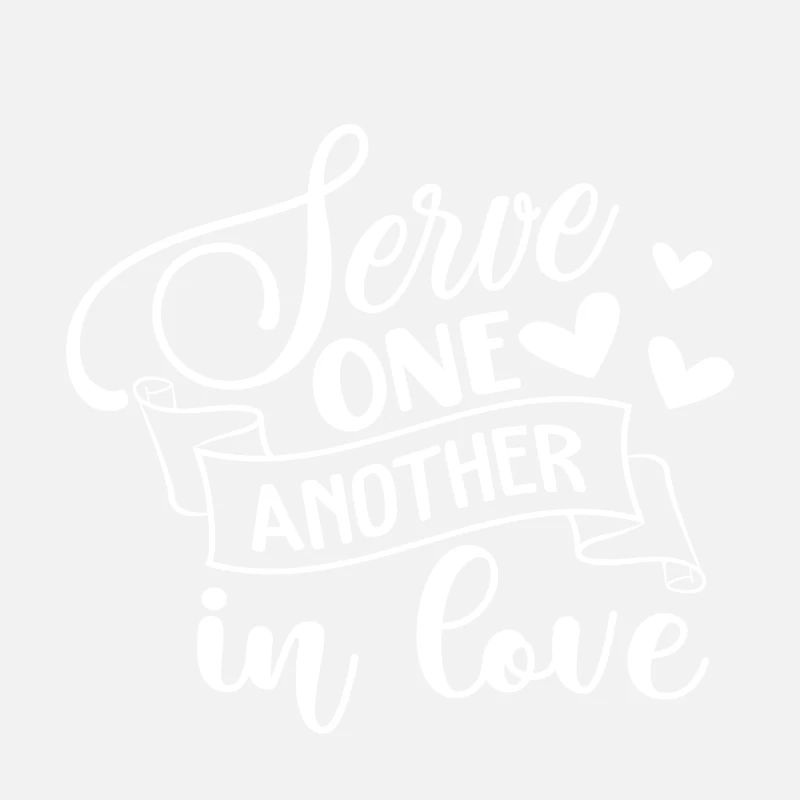 Christian Design Serve One Another in Love