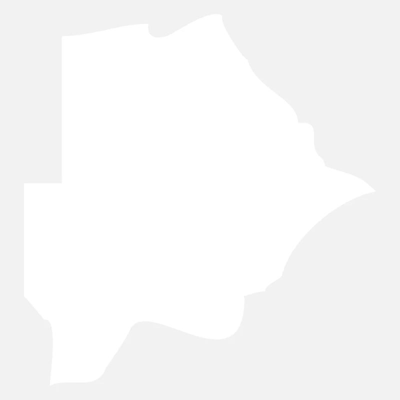 Drapeau de la carte du Botswana