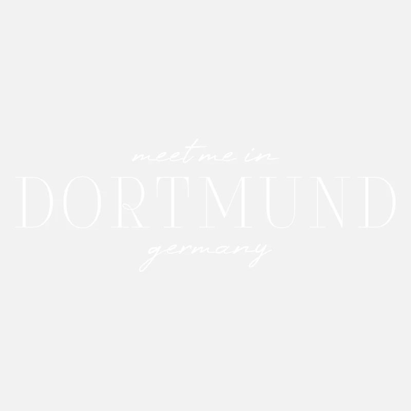 Dortmund Germany Elegance Style Design T-Shirt