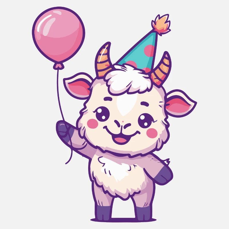 Bergziege Geburtstag Comic