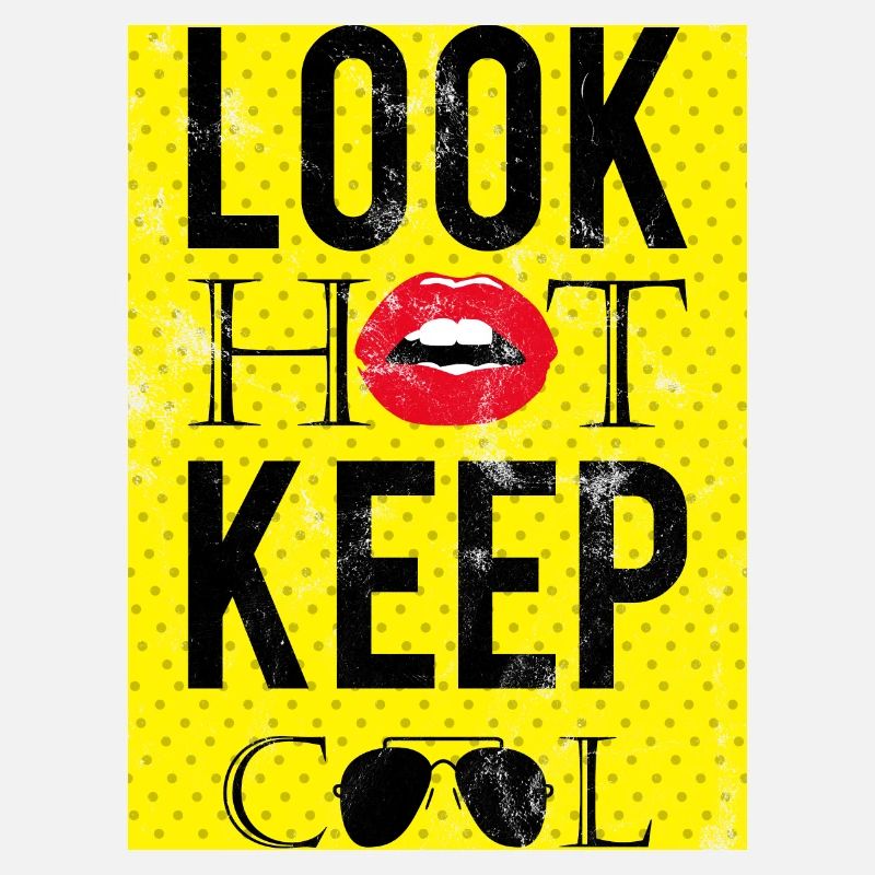 Pop Art / Graphic Novel: Look Hot, Keep Cool - Lèvres