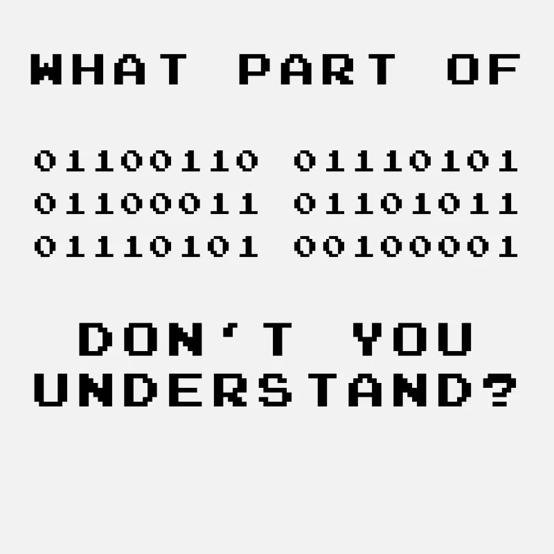 WHAT PART DO NOT YOU UNDERSTAND?