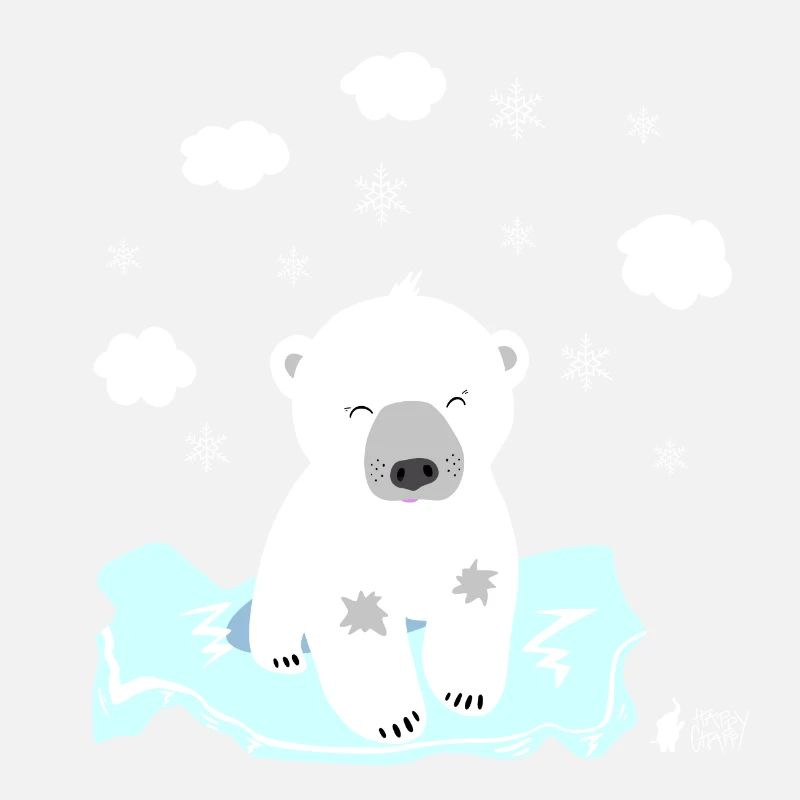 Eisbär auf einer Eisscholle