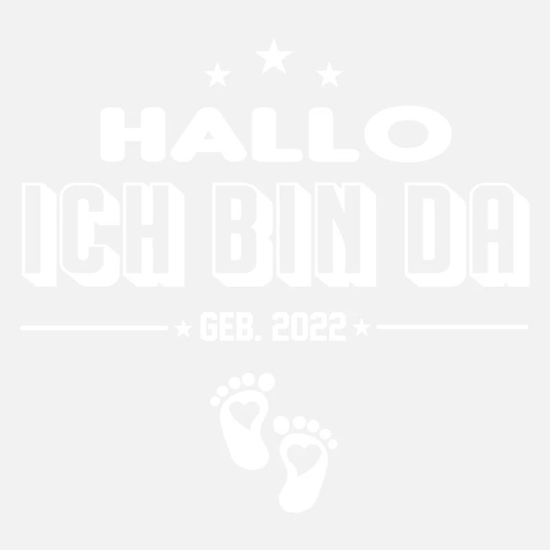 Säugling Baby 2022 Hallo Ich bin da