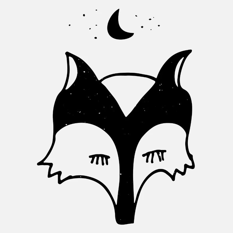 Illustration de nuit de renard