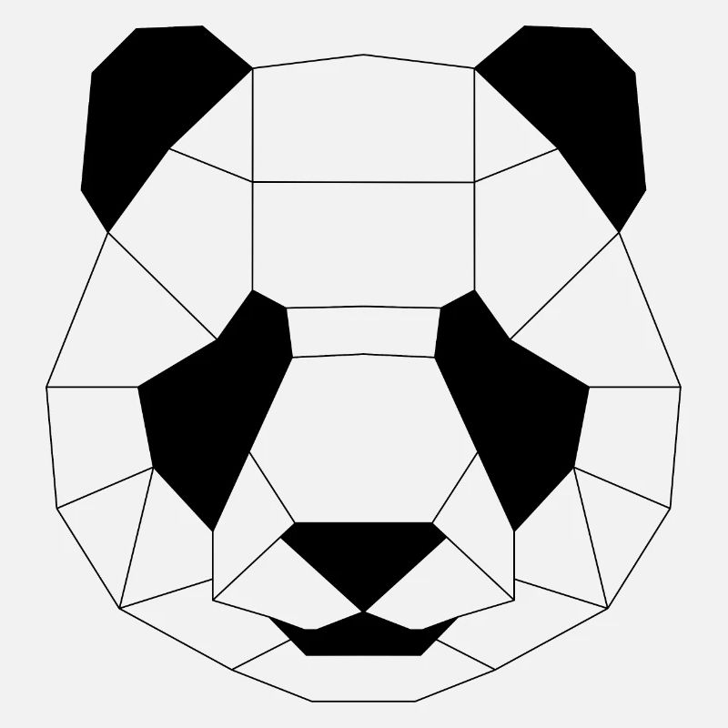 Panda noir