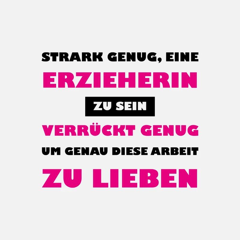 STARK GENUG EINE ERZIEHERIN ZU SEIN