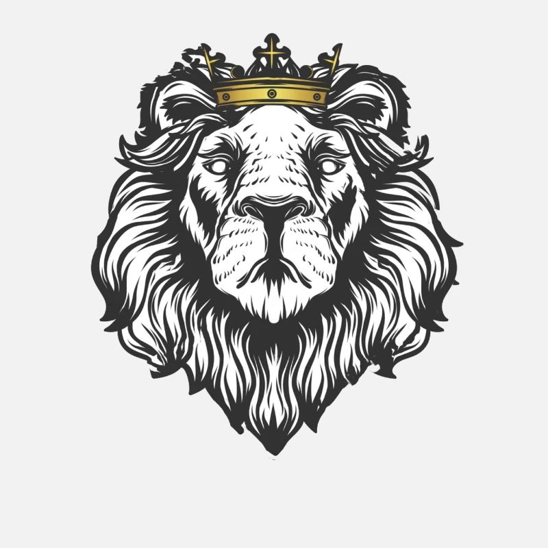 Lion with crown
