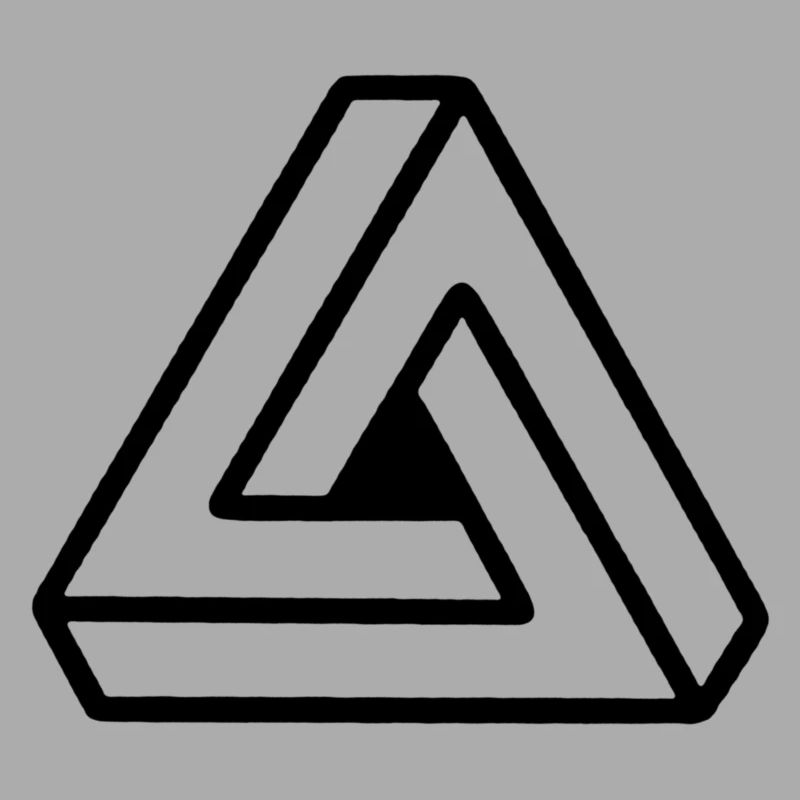 Penrose triangle - Impossible Triangle