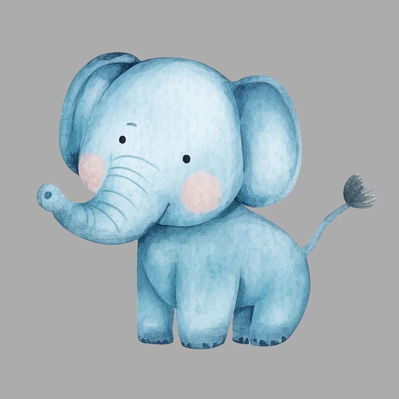 Elefant Watercolour
