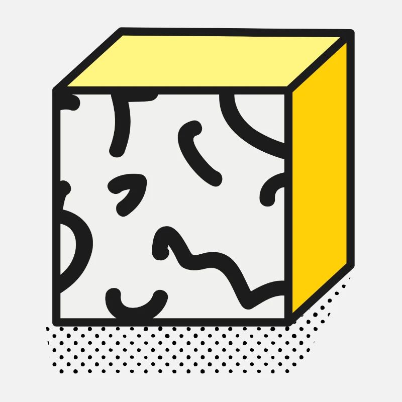 minimal memphis style