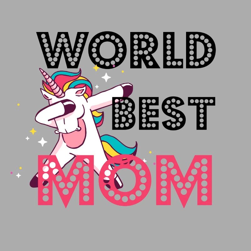 Weltbeste Mama Geschenk Mutter Einhorn dabbing
