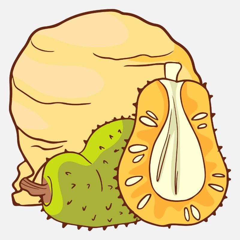 Jackfruit crème glacée crème glacée crème glacée crème glacée boule de glace