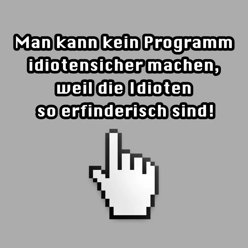 Computer saying funny operation