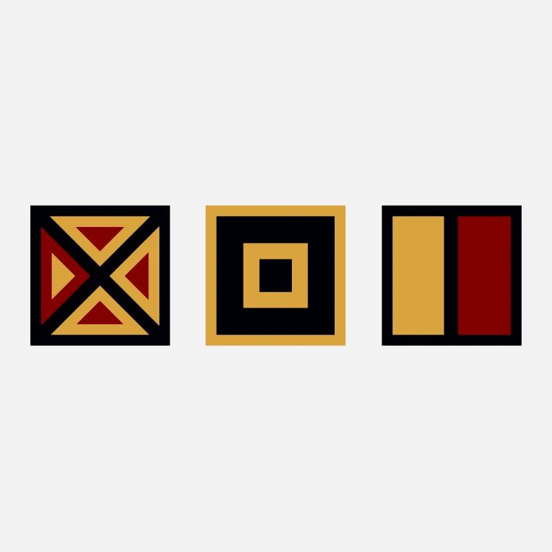 Abstraktes, geometrisches Muster