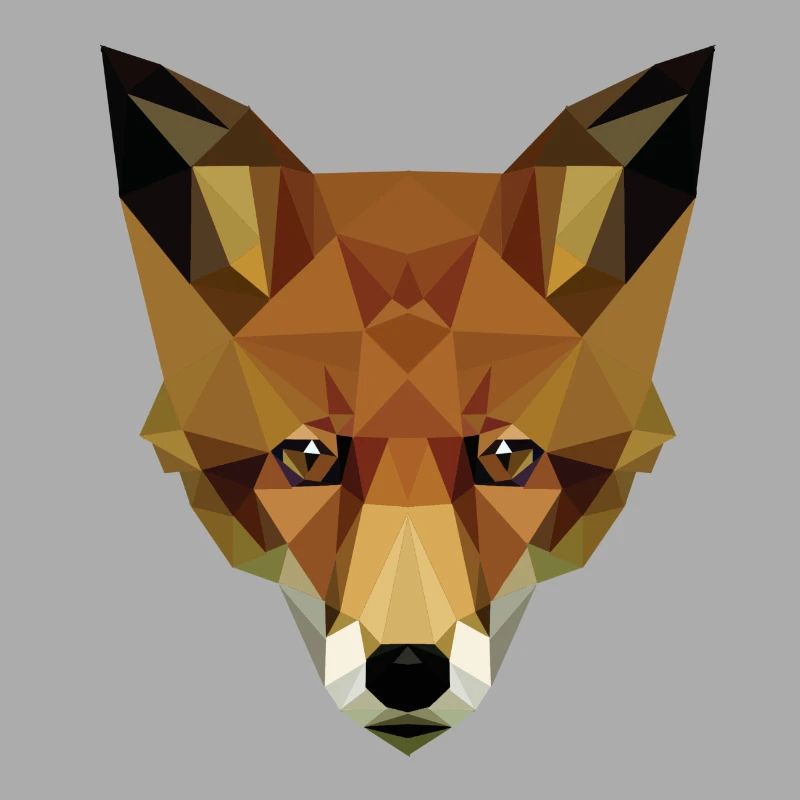 Low poly fox