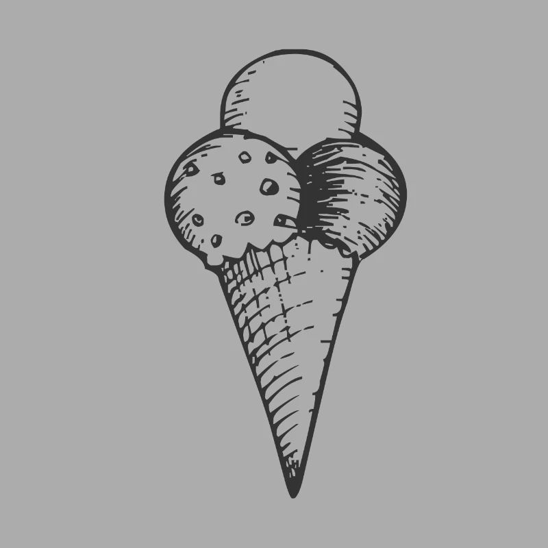 cornets de crème glacée