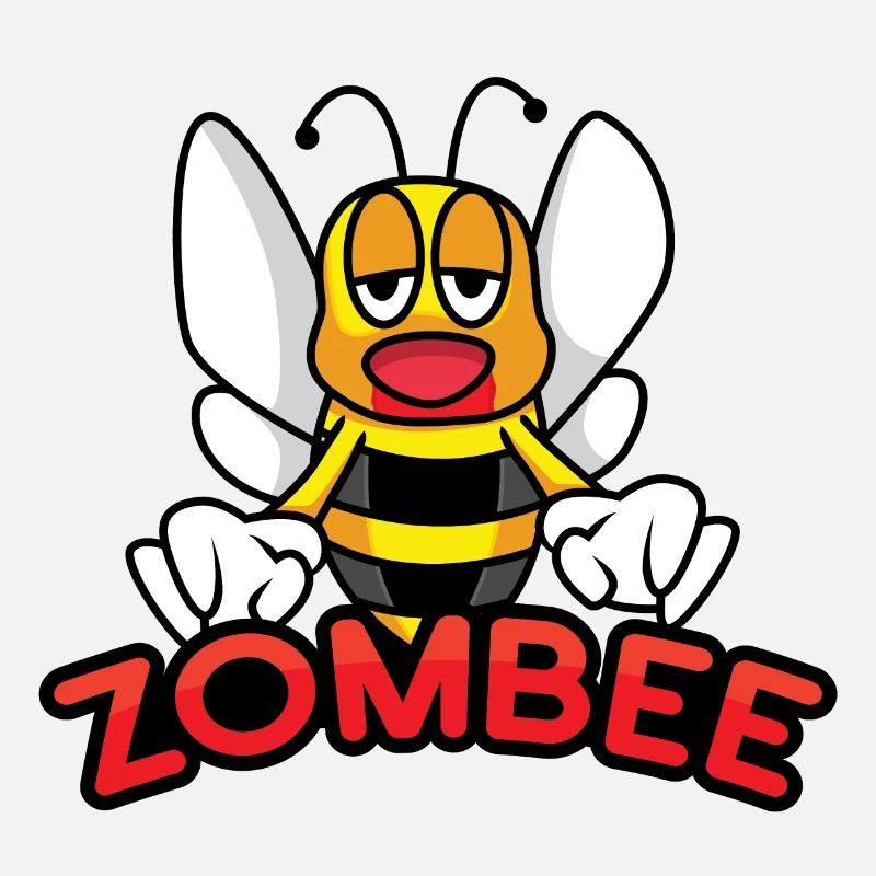 ZOMBEE Zombie Biene lustiges Insekt Geschenkidee