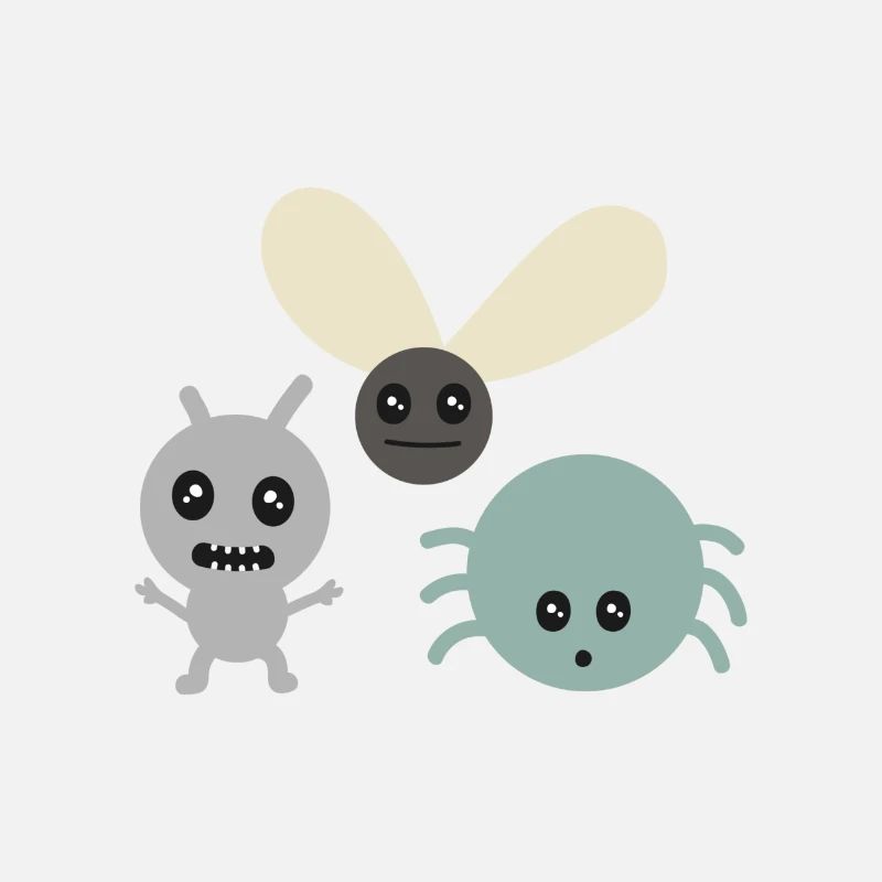 Petits insectes mignons
