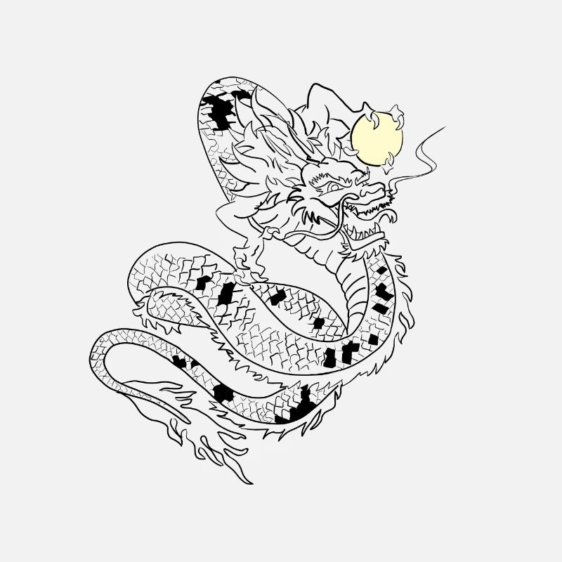 Dragon japonais classique