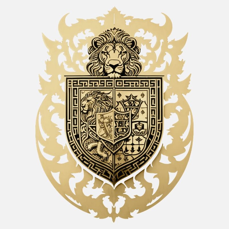 Wappen mit Löwe