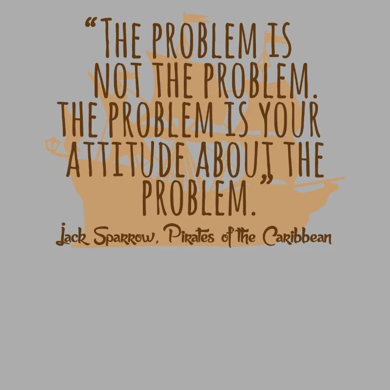 Problem is not the problem - mindset poetsy textin