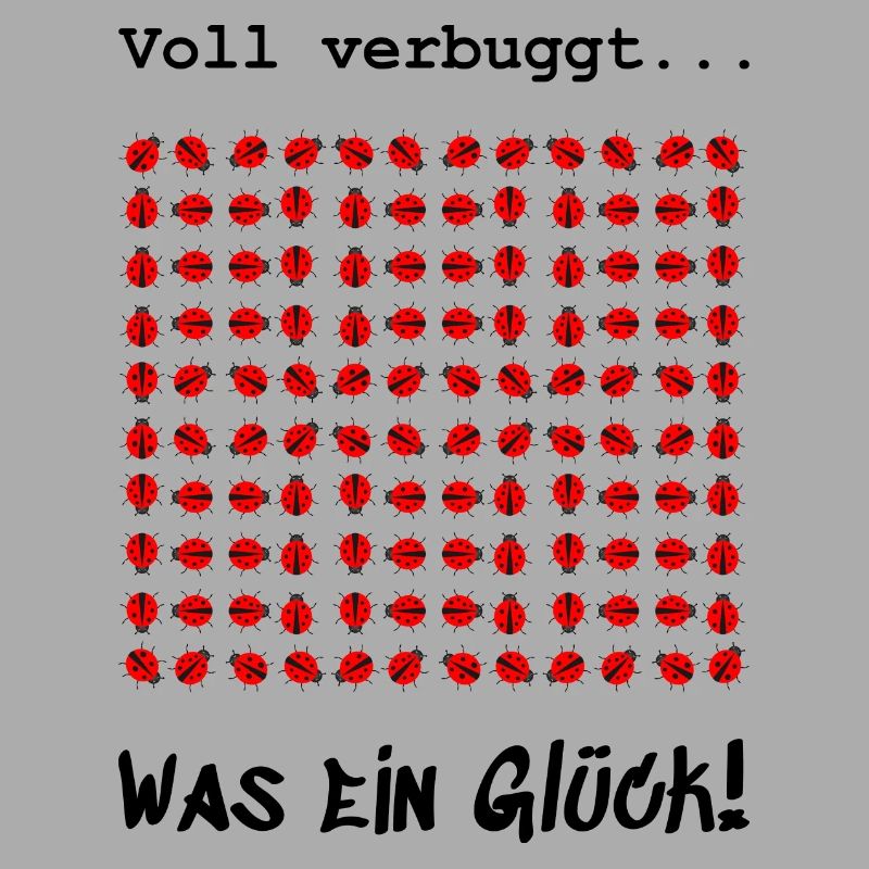 Bug full bugged luck ladybug gift funny