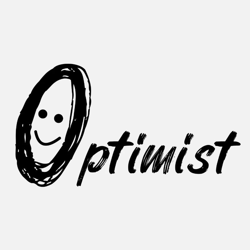 Optimist positives Denken glücklich Lebensfreude