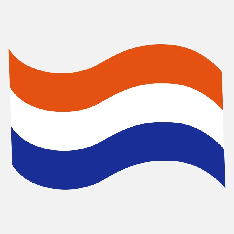 Drapeau hollandais rouge blanc bleu