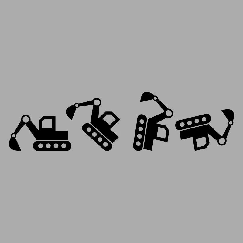 Bagger Baggerfahrer baggern Bauarbeiter Geschenk
