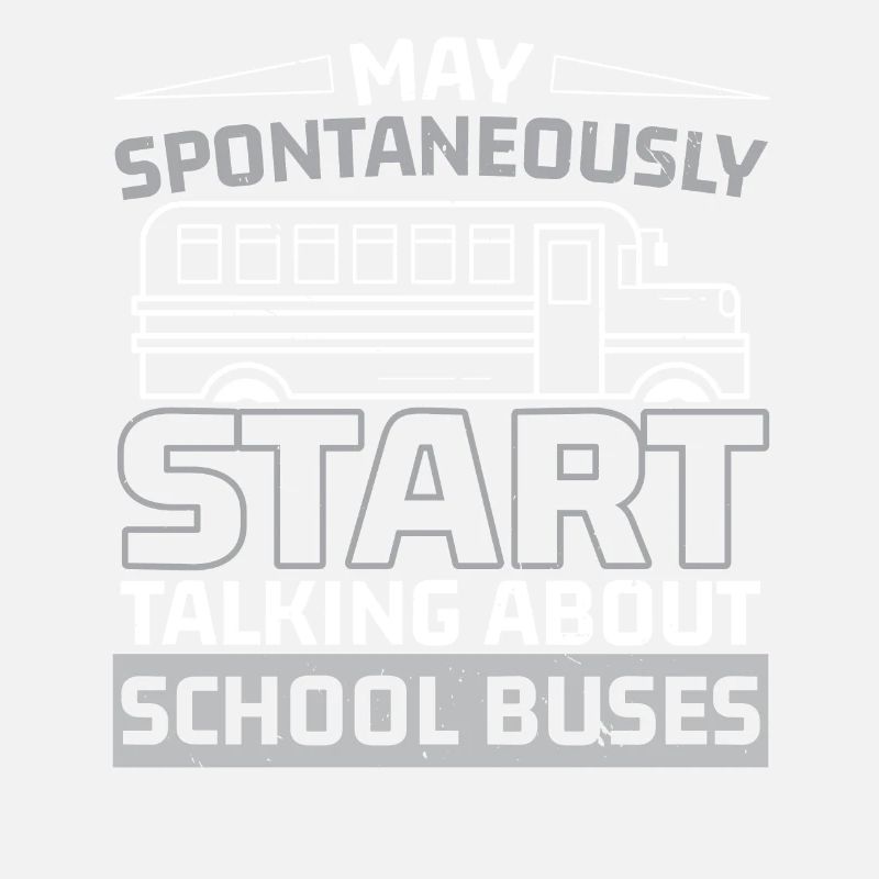 Can talk spontaneously about school buses