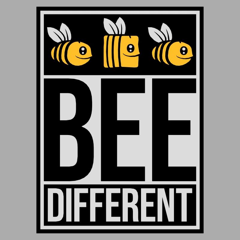 bee different Spruch Zitat