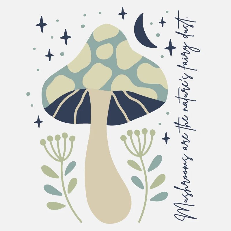 Les champignons sont la poussière de fée de la nature.