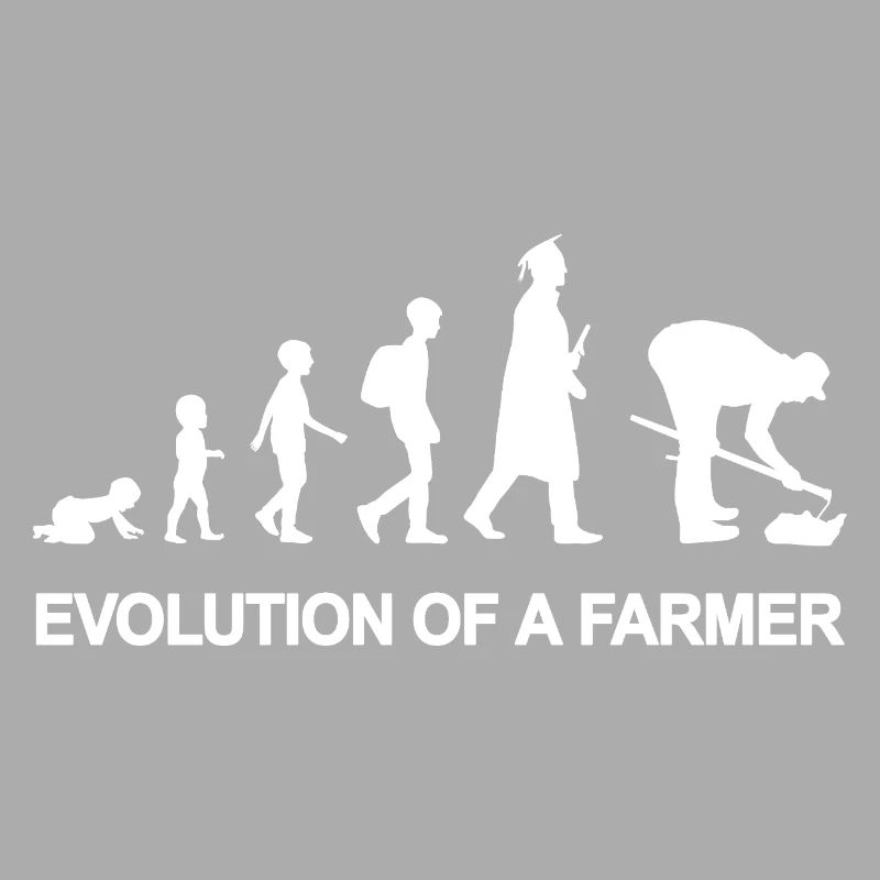 Evolution eines Landwirts