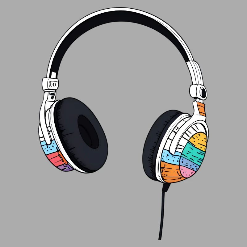 Kophörer Headset Comic Style