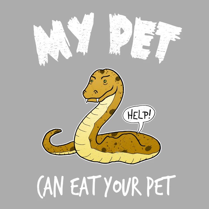 Cadeau drôle d'animal familier de python de serpent