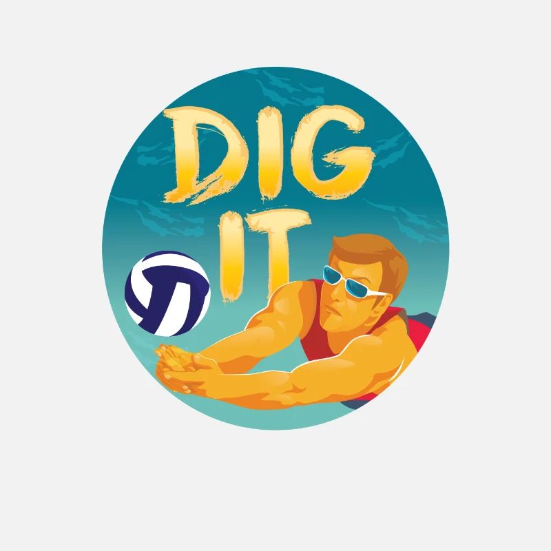 Creusez la conception de volleyball de plage