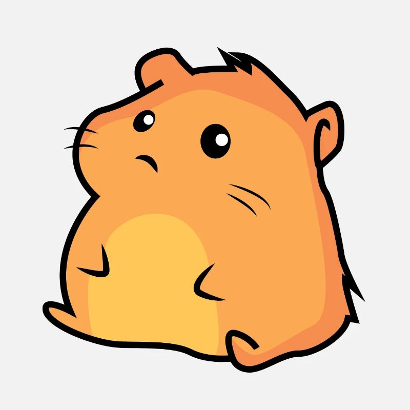 Petit hamster potelé