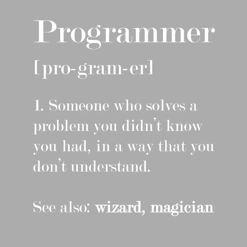 Programmierer Definition