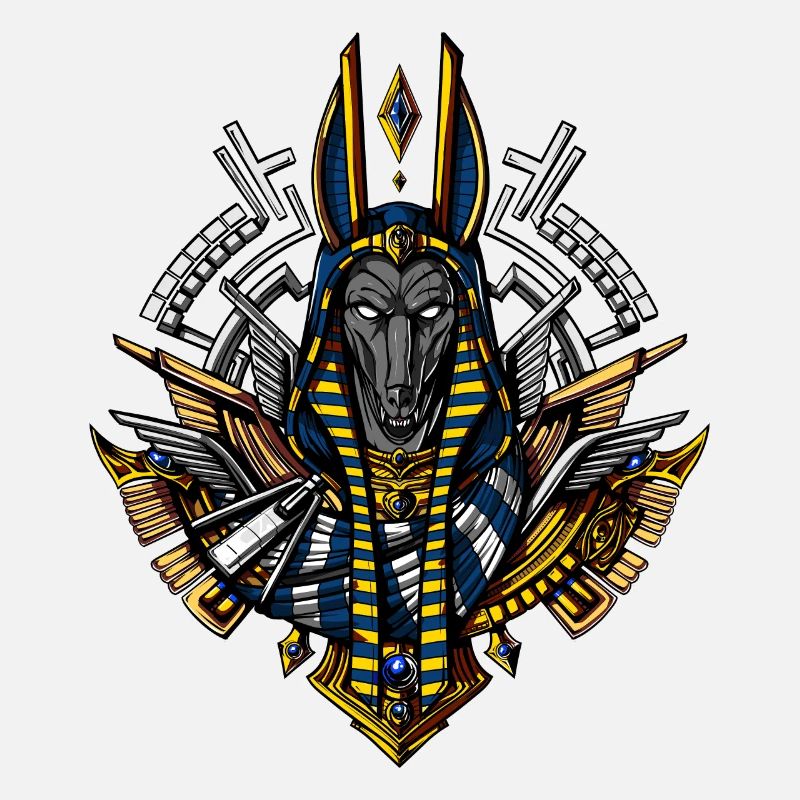 Dieu égyptien Anubis Ancient Wolf Pharaoh King