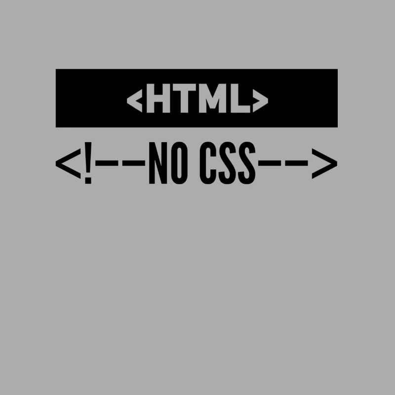 HTML Pas de CSS