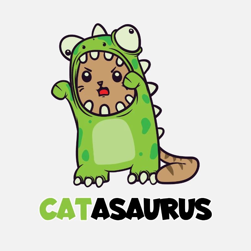 Catasaurus cat dino costume dinosaure