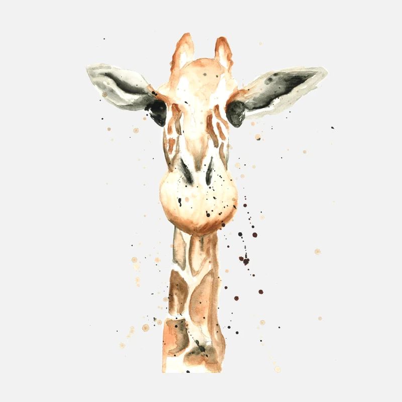 Giraffe Aquarell
