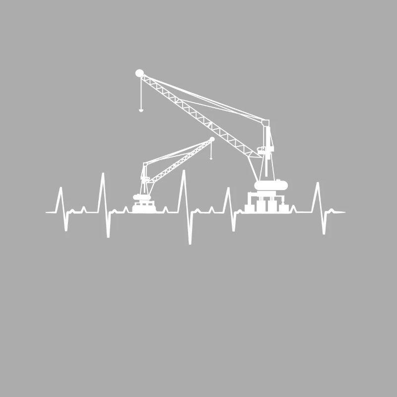Crane cranes crane operator construction site excavator gift