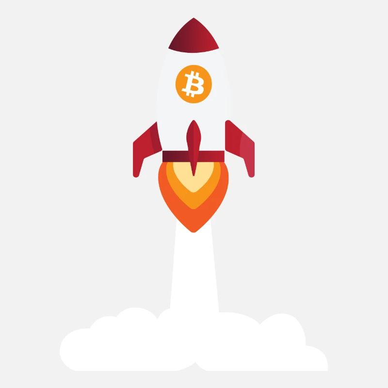 Bitcoin Rocket - Bitcoins de crypto-monnaie