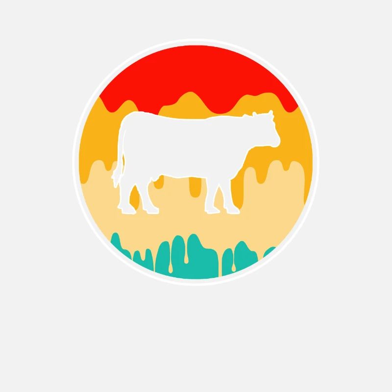 Bœuf de vache Retro