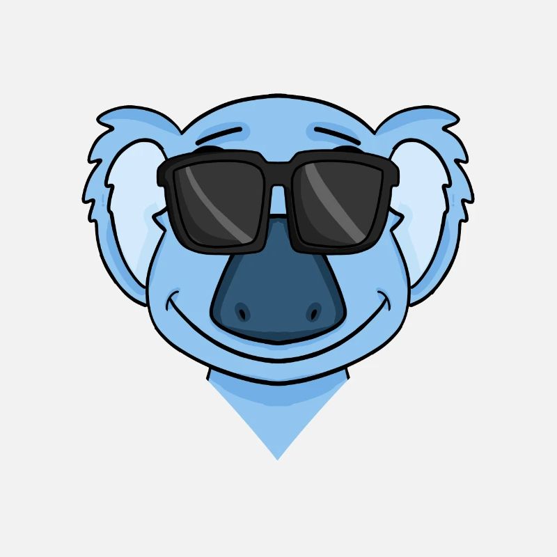 Koala with glasses