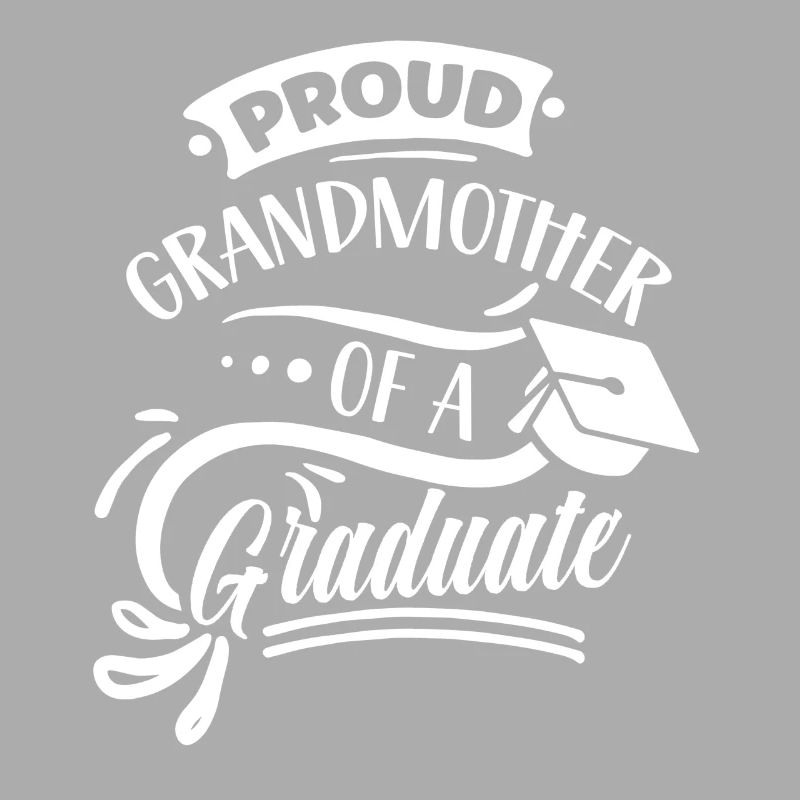 Stolze Großmutter Eines Absolventen Absolvent