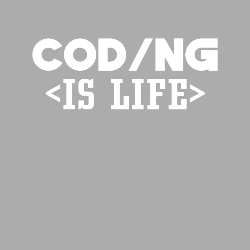 Coding Ist Leben Code Programmierer Coder